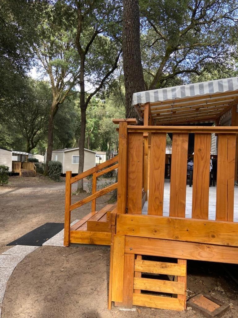 Mobil Home Aventura 6-8 Personnes Tout Confort Сен-Бревен-ле-Пен Экстерьер фото